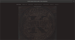 Desktop Screenshot of coopershopsaloon.com